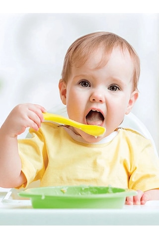 Babyjem 2li Mama Kaşığı 494 Mavi-sarı Mavi-Sarı