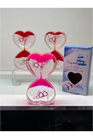 Kalp Şeklinde Jel Kum Saati