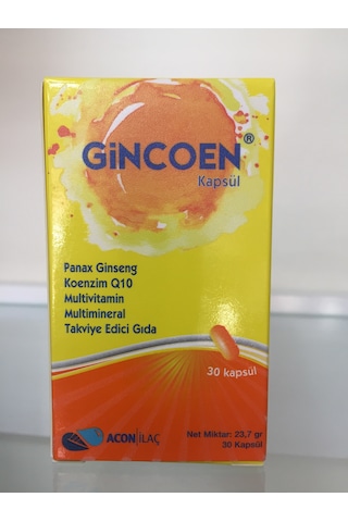 Gincoen Kapsül Multivitamin 30 Kapsül