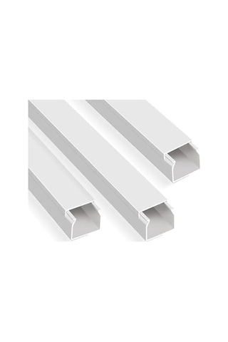 4 Metre 25x16 Kendinden Yapışkanlı Kablo Kanalı 4m 10 Adet X 40cm Kablo Gizleyici