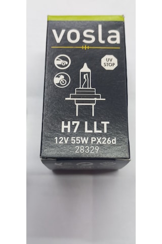 Vosla H7 12v 55w Halogen Far Ampülü Longlife İki Kat Fazla Uzun Ömürlü
