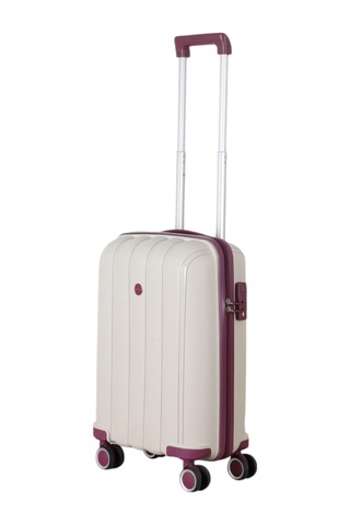 Mçs Polipropilen Valiz V305 55 Cm S18y10003355 11148 Kemik/mürdüm