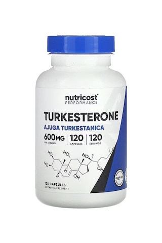 Nutricost Performance Ajuga Turkesteron 600 Mg 120 Capsules