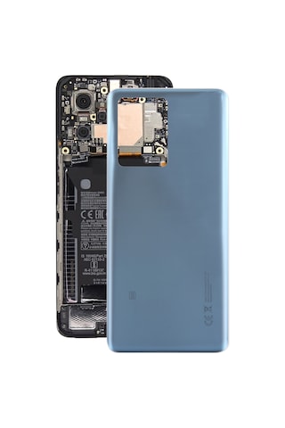 Xiaomi Redmi Note 12 Pro +  Cam Malzeme Arka Kapak İçin Mavi
