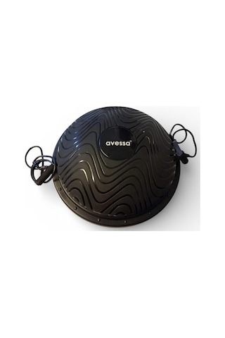 Özel Seri Bosu-600 Bosuball Siyah Renk 58 Cm Pilates Spor Aleti Kardiyo
