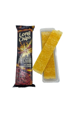 Long Chips Acı Biber Aromalı Patates Cipsi 75 G