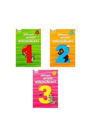 +4 Yaş Zihinsel Gelişim Etkinlikleri 3’Lü Kitap Seti Eolo Yayınl