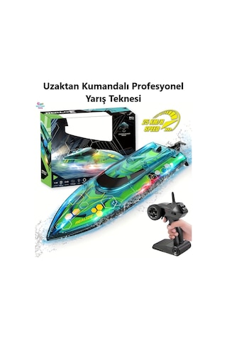 Uzaktan Kumandalı Profesyonel Sürat Teknesi Yarış Tekne 25 Km/h H155