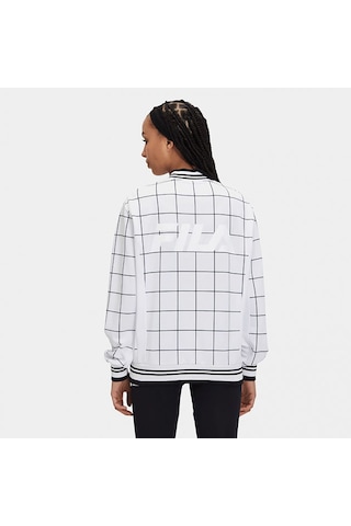 Beyaz - Siyah Fila Mont Check Allover Print Su411118 Beyaz - Siyah