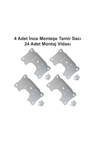 Menteşe Tamir Sacı İnox 4 Adet