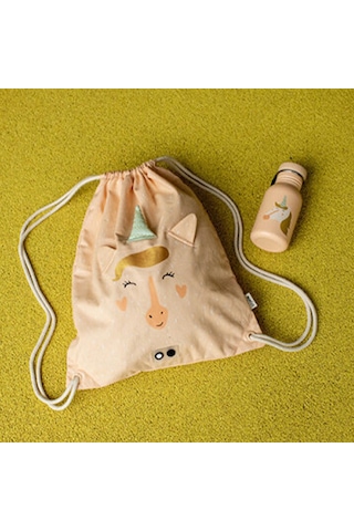 Trıxıe Trixie Mrs. Unicorn Unisex Çocuk Bej Çanta 12697 Çok Renkli