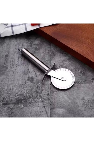 Mybru Paslanmaz Çelik Pizza Ve Hamur Kesici