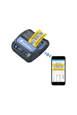 Kablosuz Bluetooth Barkod & Makbuz Termal Yazıcı 80 mm