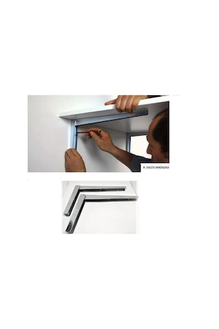 Masa Alti Katlanir Konsol 40Cm - 30Cm Katlanir Raf 2 Adet Masa Ko 40 Cm