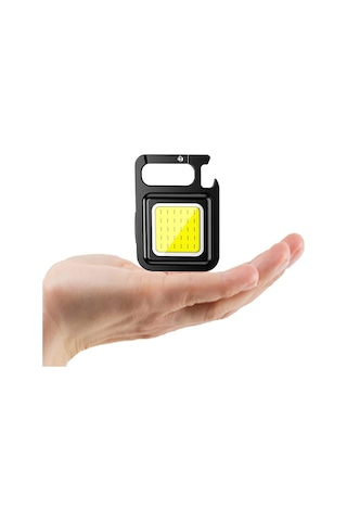 Cob Mini Led El Feneri Karabinalı Mıknatıslı Su Geçirmez 800mah