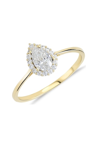 Damla Taşlı Altın Fantazi Yüzük Yzma.102.01 (508167375)