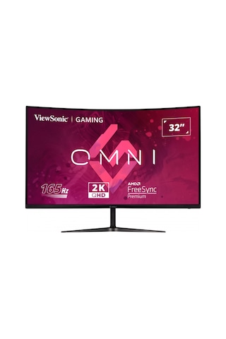 Viewsonic VX3218C-2K 32" 1 MS 165 Hz FreeSync Curved QHD Monitör