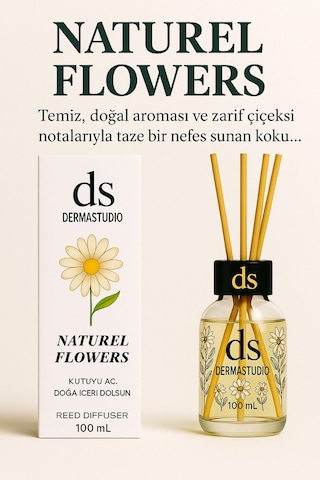 Natural Flowers Kutuyu Aç, Doğa İçeri Dolsun Premium Bambu Oda Kokusu 100 Ml Karışık
