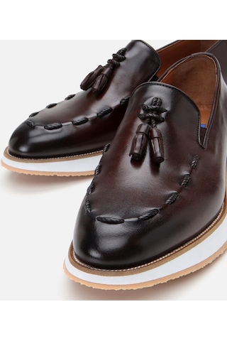 Hotiç Erkek Deri Kahverengi Püskül Detaylı Loafer 02ayh305220a480 Kahve-brown Kahverengi