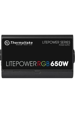 Thermaltake Litepower RGB PS-LTP-0650NHSANE-1 650W 12 CM Fanlı Güç Kaynağı