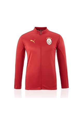 Galatasaray Orijinal Lisanslı A Takım Tam Fermuarlı Antrenman Üst Kırmızı Sweat + Silikon Bileklik Set Hediyelik Ahşap Kutulu Kırmızı - Siyah - Beyaz