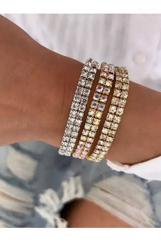 Vally Tıme Taşlı Bileklikler 3 Adet 232998528 Beyaz