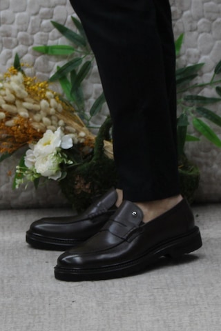 Pierre Cardin 241075 Kahve Hakiki Deri Erkek Loafer Erkek Ayakkabı Kahve