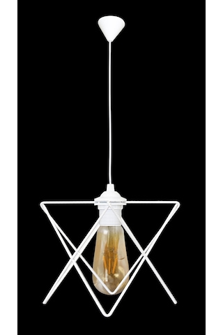 Bade Tekli Avize Beyaz