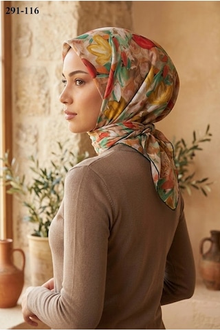 Rozella Eşarp Rozella Soft Pamuk Eşarp 291-116 Çok Renkli