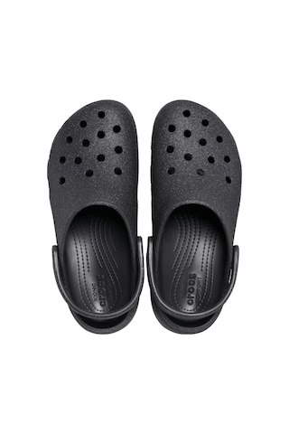 Crocs 207241 Classic Platform Glitter Clog W Siyah Unisex Terlik Siyah
