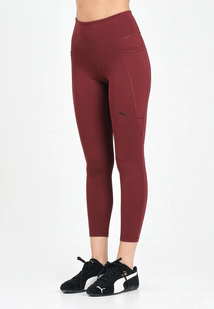 Puma Tad Essentıal Tıght 8/9 Spor Tayt 525899-96 Bordo