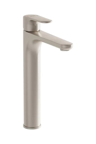 VitrA Root Round Lavabo Bataryası Çanak Fırçalı Nikel A4270734 Krom