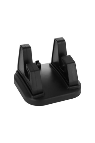 Siyah Vaorlo 360 Araç Telefonu Tutucu Yumuşak Silikon Kaymaz Mat Cep Telefonu Montaj Standları Destek Araba Gps Dashboard Braketi