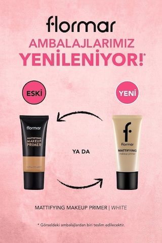 Flormar Yağlanma Önleyici Mat Makyaj Bazı - Mattifying Make-Up Primer - 000 - 8690604534685