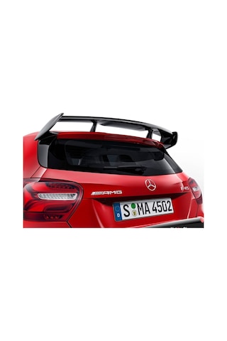 Autogp Mercedes W176 A45 Amg Gt Bagaj Üstü Spoiler Siyah Boyalı 2012 / 2018 017 Mb02 01