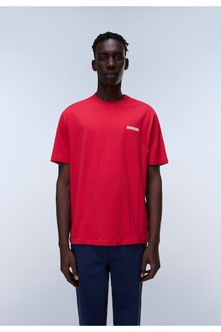 Napapijri S-small Box Ss Erkek T-shirt-31965 Kırmızı