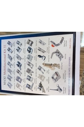Dikiş Makinesi Ayak Seti