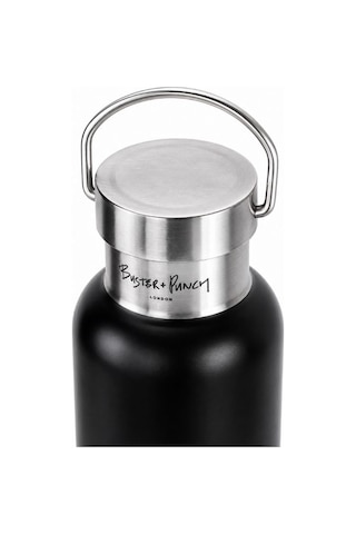Buster + Punch Bp Mc 500ml Siyah/gümüş Su Şişesi Çift Katmanlı Paslanmaz Çelik