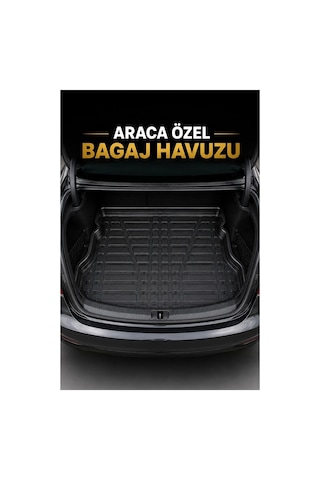 Honda Crv 2002-2006 Araca Özel Bagaj Havuzu + Universal Havuzlu Paspas Takımı 3d