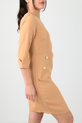 Kadın Düğme Detaylı Elbise 5202-24 001