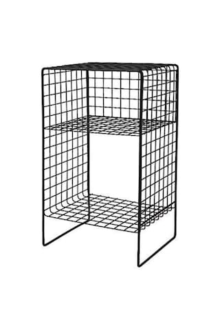 Metal Sehpa Iskandinav Model Kafes Tel Ayaklı Raf Wd108