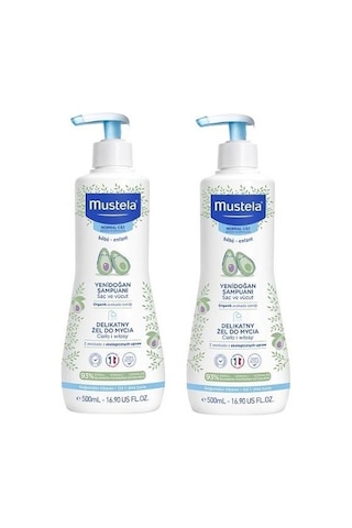 Mustela Dermo Cleansing Yenidoğan Bebek Şampuanı 2 x 500 ML Mustela Dermo Cleansing Yenidoğan Bebek Şampuanı 2 x 500 ML
