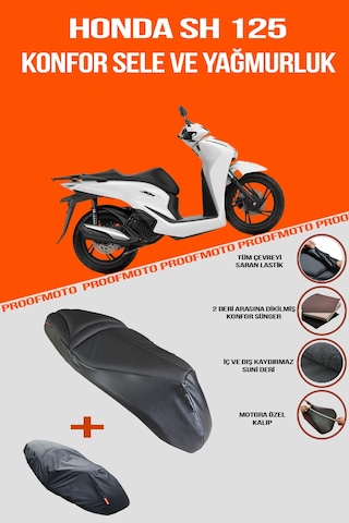 Honda Sh 125, Sh125 - Konfor Sele Ve Yağmurluk Kılıf