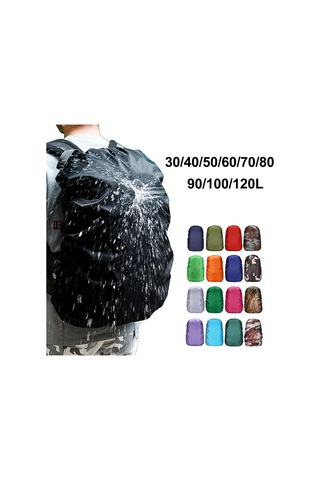 Sırt Çantası Yağmur Kapağı 2 Pcs Yürüyüş, Kamp 90 120l Yeşil İçin Sırt Çantası Yağmur Kapağı Yeşil
