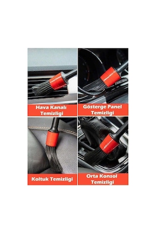 Mobee Sku:smgstk22990ea352 Mobee Detail Brush Araç Dip Köşe Temizlik 5'li Fırça Seti İç Ve Dış Temizleme Fırçaları Sku: Smgstk22990ea352