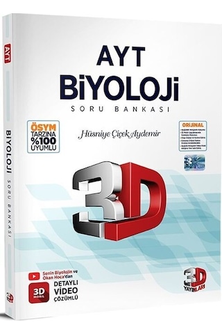 3d Yayınları Ayt Biyoloji Soru Bankası 2026 3d Yayınları Ayt Biyoloji Soru Bankası 2026
