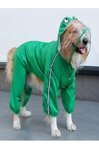 Paticimiss Küçük Orta Büyük Irk Köpekler İçin Kurbağa Gözlü Tulum Yağmurluk
