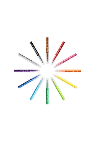 Bıc Kids Kid Couleur Xl Keçeli Kalem, 12 Yıkanabilir Renkte, Kalın Uçlu, Karton Kutuda, 3 Yaşından İtibaren