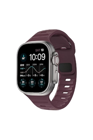 Watch 9-8-7-6-5-4-3-se-ultra-ultra 2 / 42-44-45-49 Mm Uyumlu Armour Dynamic Silikon Kordon