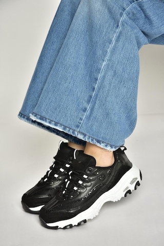 Fox Shoes Y702038709 Siyah Kalın Tabanlı Spor Ayakkabı Sneakers Siyah